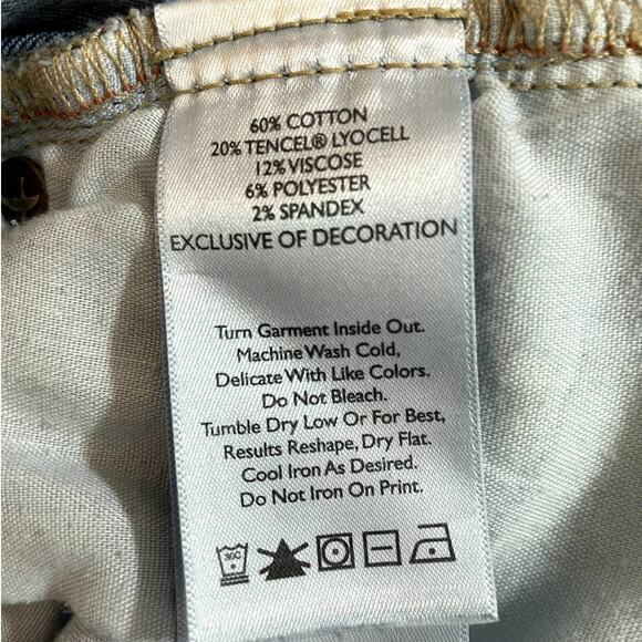 Eddie Bauers Women Jeans 10T Blue Skinny Leg Distressed Denim Y2K Casual Retro - Picture 10 of 14